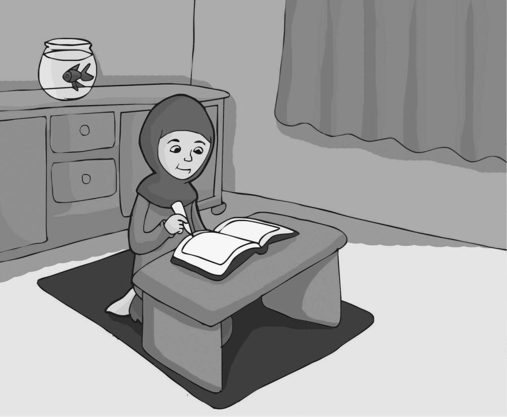 This is man’s prayer to God as he begins the study of the Qur’an.