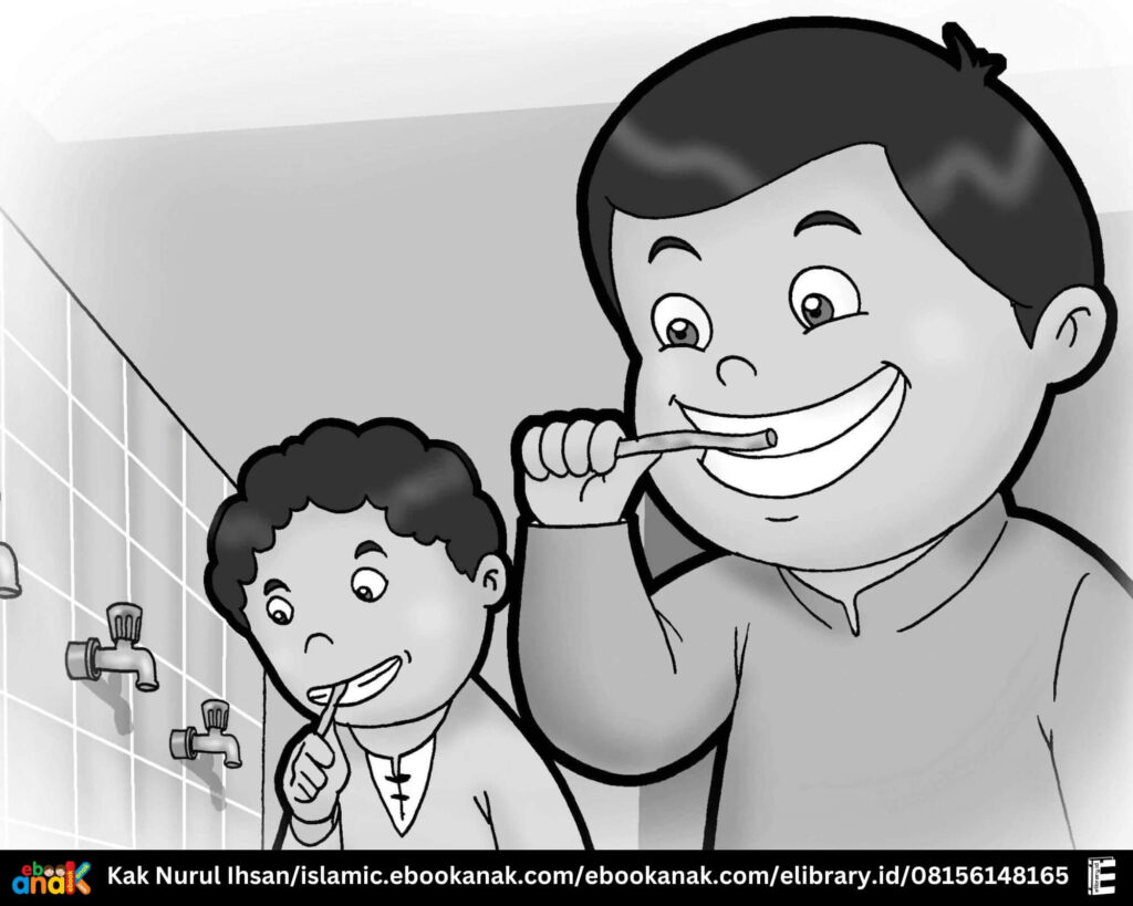 The Prophet said, Allah is pleased with people who are siwak (1)