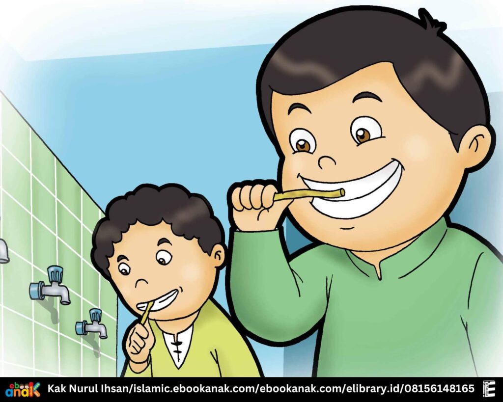 The Prophet said, Allah is pleased with people who are siwak (2)