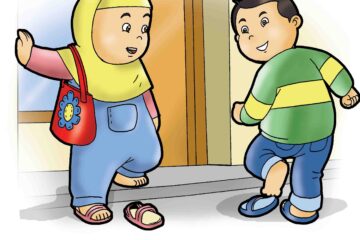 The Prophet said, the etiquette of wearing and taking off footwear