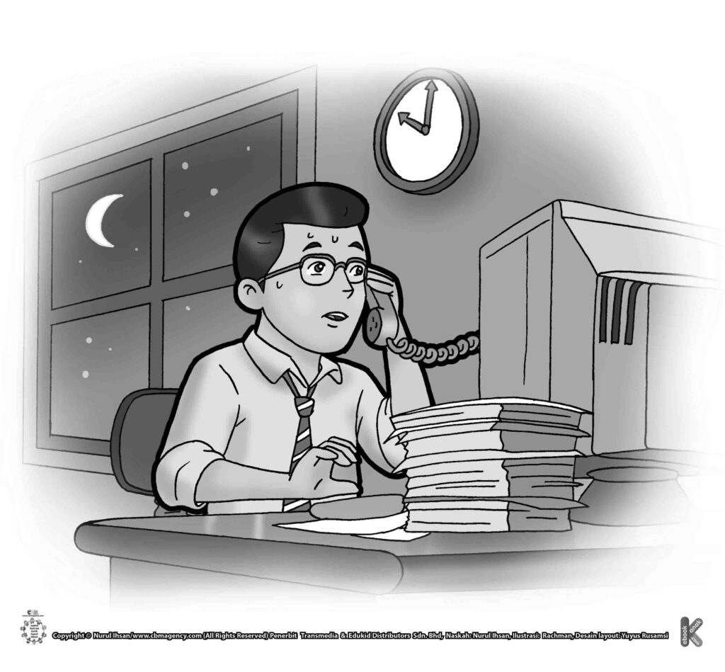 The Prophet said, working hard is noble and worth worship2