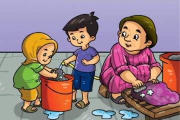 Water that has been mixed with sacred objects (1)