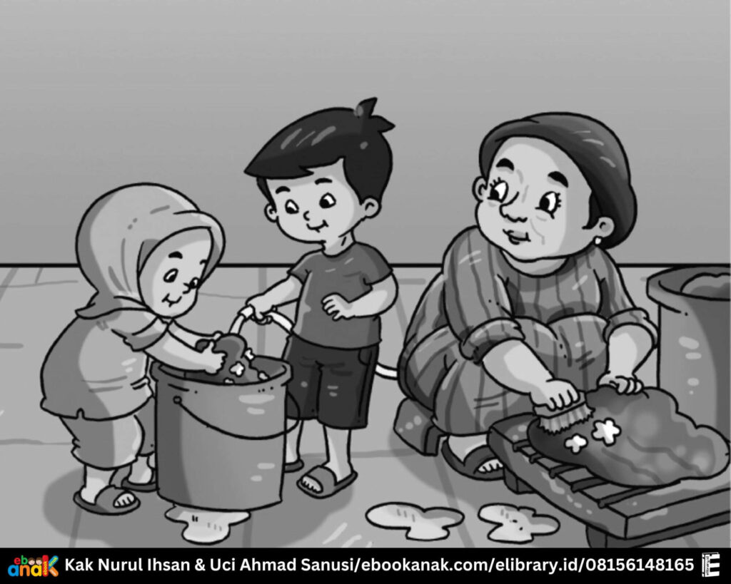 Water that has been mixed with sacred objects (2)