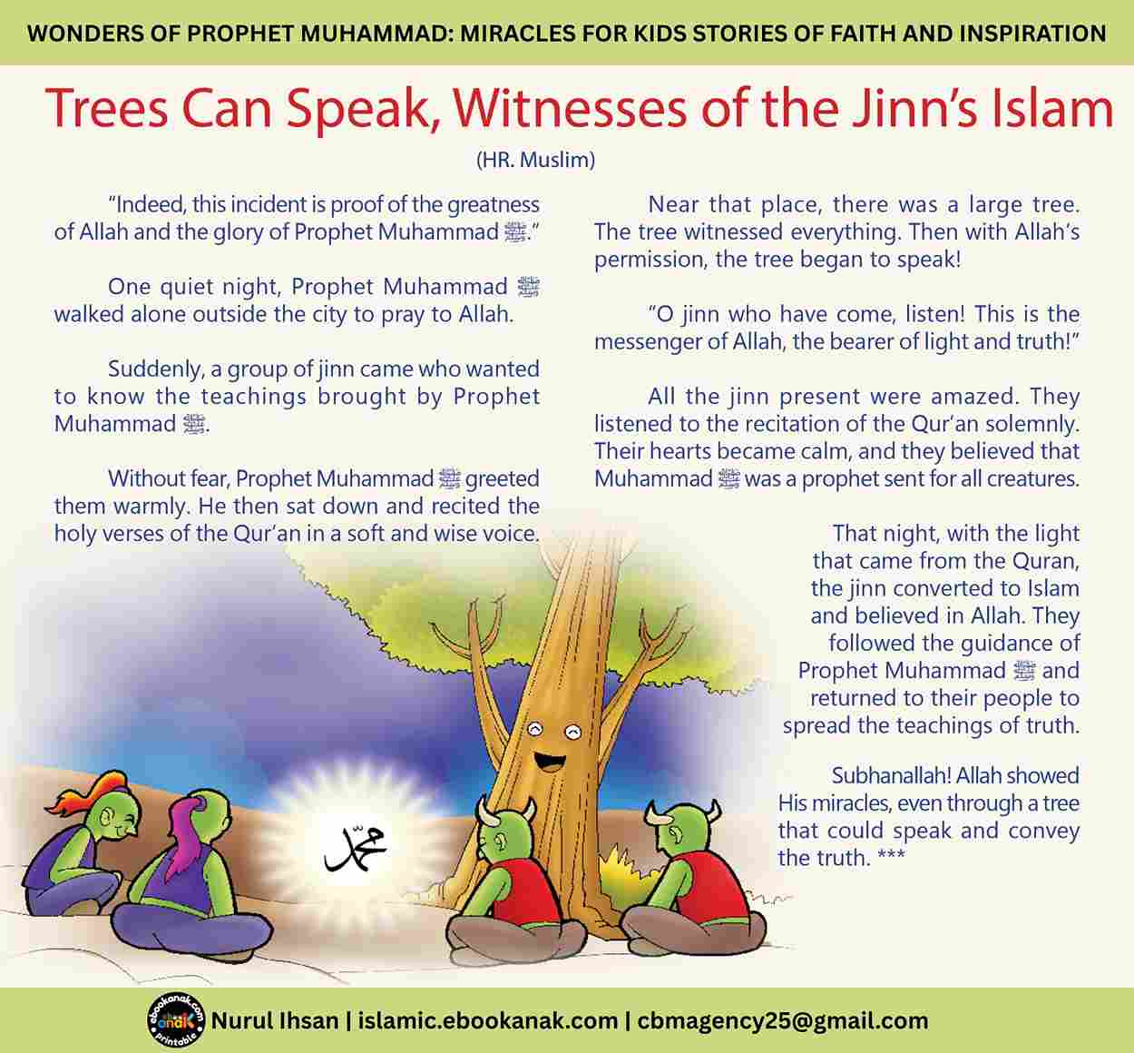 Trees Can Speak, Witnesses of the Jinn's Islam2