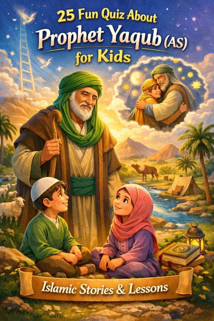 25 Fun Quiz About Prophet Yaqub (AS) for Kids; Islamic Stories & Lessons