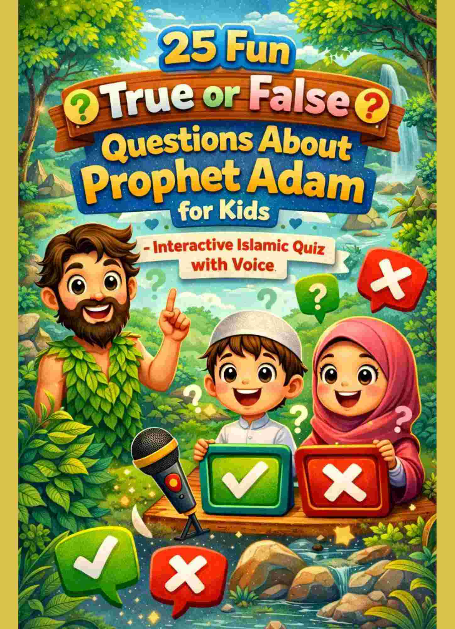 25 Fun True or False Questions About Prophet Adam for Kids